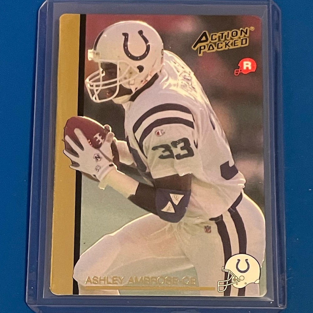 Ashley Ambrose #37[Rookie] 1992 Action Packed RookieUpdate Football Trading Card